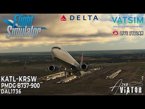 DAL1736 |✈️KATL-KRSW✈️|PMDG B737-900| #MSFS2020 | LIVESTREAM
