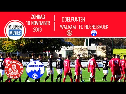 Doelpunten Walram-FC Hoensbroek 10-11-2019