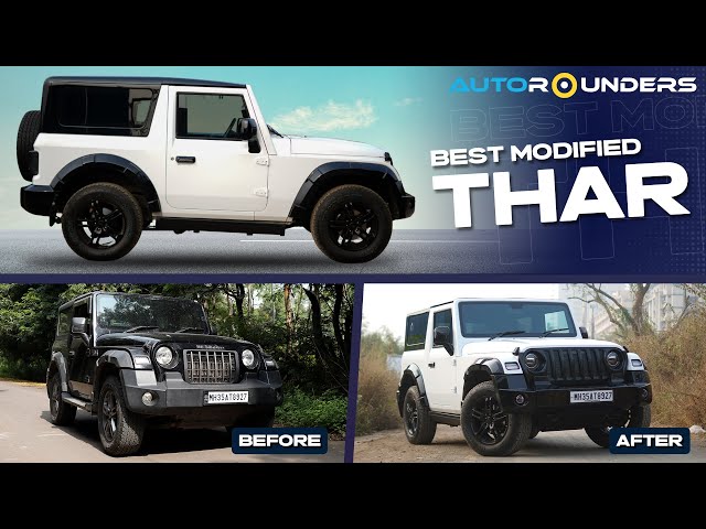 New Mahindra Thar painted white nails the Jeep Wrangler Rubicon look [Video]