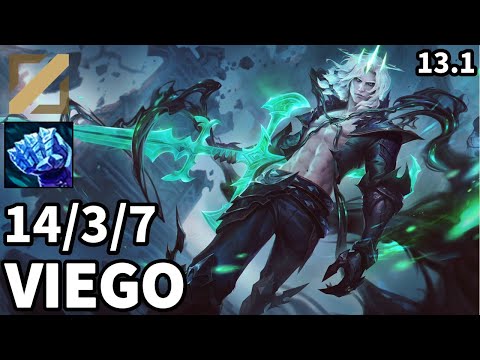 Viego Mid vs Akshan - KR Grandmaster | Patch 13.1