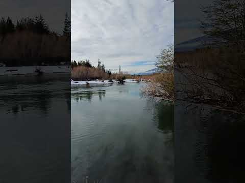 Visitamos el RIO AZUL luego de la #nieve #invierno 2026 #short #paisajes #sinfiltro #asmr Argentina