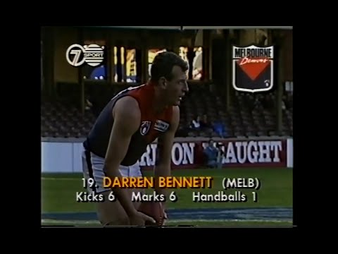 Darren Bennett - Melbourne - 5 goals v Sydney Swans - 1992 Round 22 - SCG - AFL