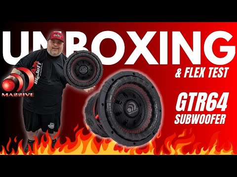 New Massive GTR64 Subwoofer Unboxing Testing & Flexing By Big Jeff Audio @MASSIVE AUDIO