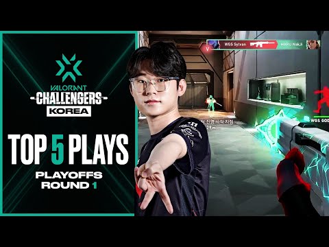 WGS Sylvan | Top 5 Plays of Challengers KR - Playoffs Round 1