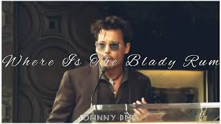  Johnny Depp  one Final Question / where Is The Bl