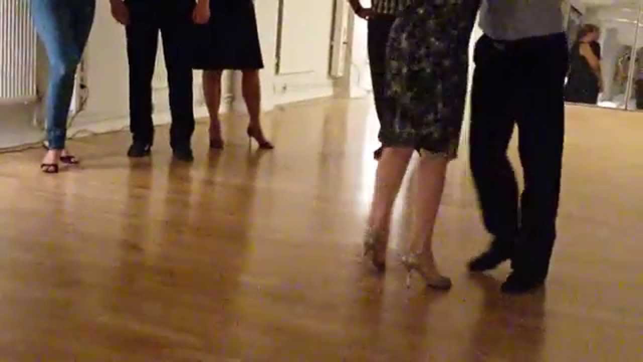 Tango Corazón Practica - Step of the Day with Julieta Qüesta and Rauli Choque.