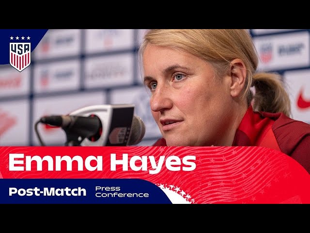 Emma Hayes Post-Match Press Conference | USWNT vs Brazil