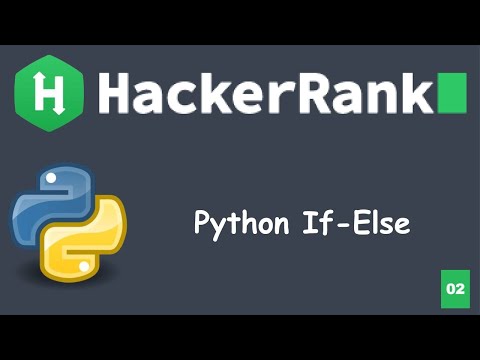 Python If Else Hackerrank Solution Easy Introduction Hindi