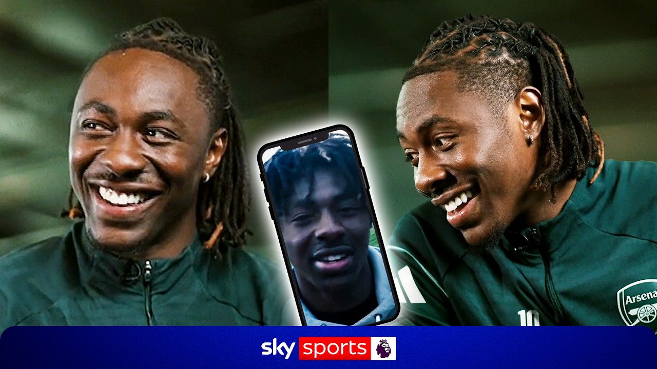 Eberechi Eze watches back heart-warming Arsenal prediction from his younger self ❤️