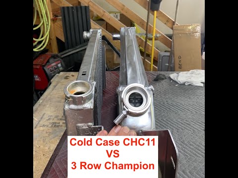 Cold Case CHC11 vs Champion 3 row Radiator 1967 1968 1969 Big Block Cooling System Fix Overheating!