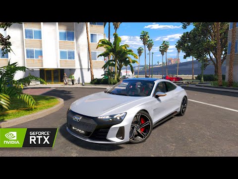GTA 5 - Audi E-Tron GT 2018 |Drive|Gameplay|Mod|SHIFT GAMING
