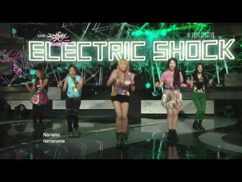 120629 KBS2 Music Bank Half Year Special f(x) - Electric Shock