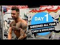 Day-1: Shredded Chest amd Shoulder Workout! (Hindi / Punjabi)
