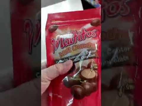 MALTITOS MALT CRUNCH #asmr #satisfying taste #crunchy honeycomb  covered with chocolate milk #shorts