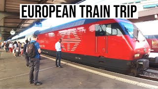 EUROPEAN TRAIN TRIP to the Alps of Switzerland