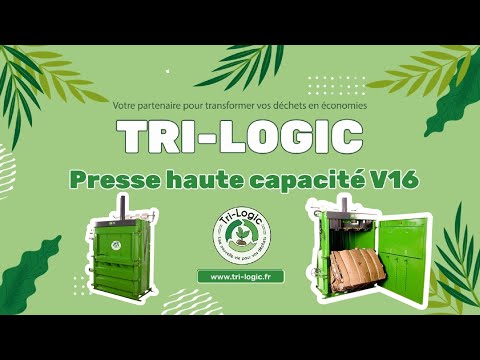 Presse à balles haute capacité ou compacteur hydraulique vertical avec balles de 150 à 300kg_2