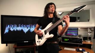 Powerglove - X-Men (guitar playthrough by Ben Cohen)