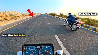 Download lagu What Happens When Honda 125 Gold Edition Meets the New Model 2025 on the Track? mp3