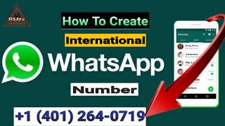 How To Change WhatsApp phone Number | Create USA WhatsApp Number | Create international Number.