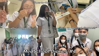 FEU-NRMF MED: 🥼 med school face-to-face laboratory classes 🧪 (medschool vlog) | audrey a.
