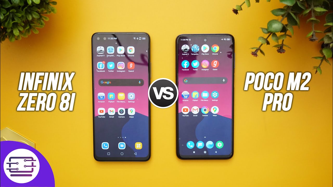 Infinix Zero 8i vs Poco M2 Pro Speedtest Comparison