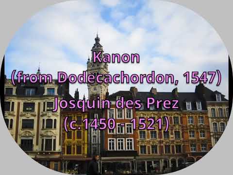 Kanon (from Glareanus's Dodecachordon, 1547) by Josquin des Prez