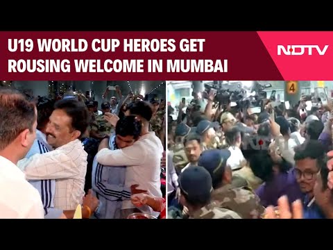 Champions Return Home: Emotional Scenes As U-19 Team Lands In Mumbai