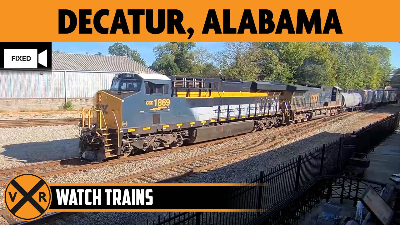 Live webcam view of Decatur Union Depot Trainspotting
