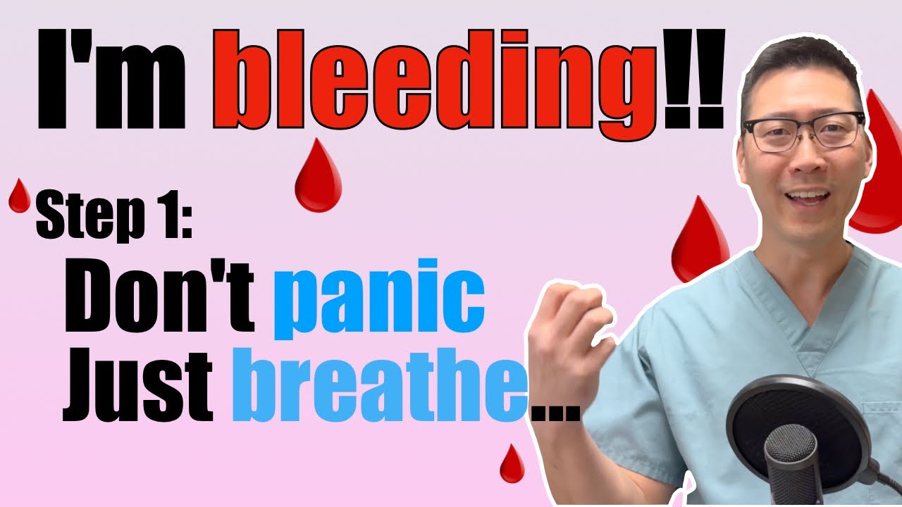 I'm BLEEDING from my anus!! What should I do? | Dr Chung explains