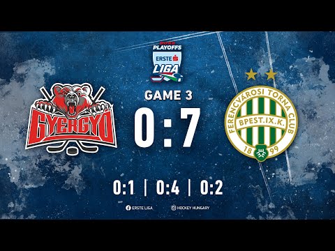 Gólösszefoglaló - EL 262 - Gyergyói Hoki Klub - FTC-Telekom 0:7 20220320