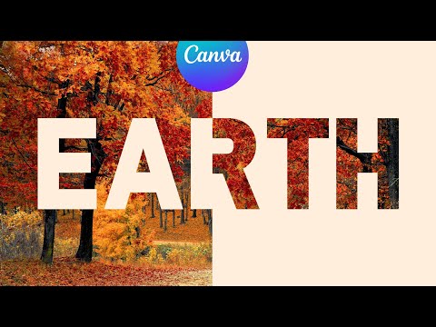 Creative Typography Poster Design in Canva Social Media Design Hack