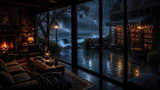 Cozy Beach House Rain & Thunder to Sleep | SOM DE CHUVA PARA DORMIR Em 5 Minutos