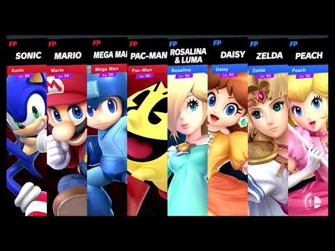 Super Smash Bros Ultimate Amiibo Fights – Request #19914 Legends vs Princesses