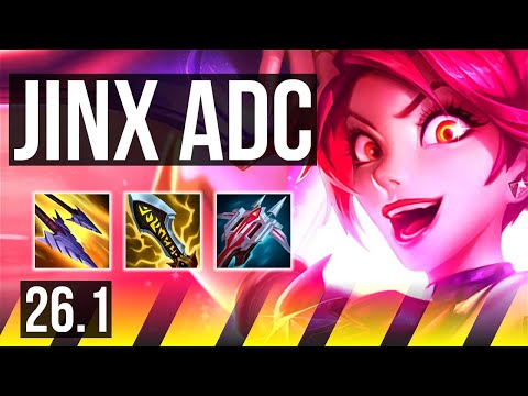 JINX & Alistar vs APHELIOS & Neeko (ADC) | EUW Challenger | 26.1