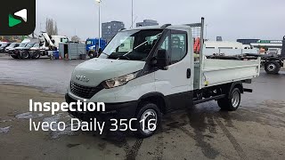 Cami&atilde;o basculante < 3.5t IVECO Daily 35C16 3.0L Kipper Dubbellucht 3,5t Trekhaak Navi Airco Cru | Imagem 4 - Autoline