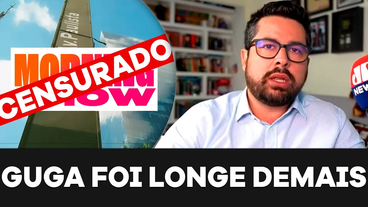 Guga Noblat Defendeu a Censura do TSE ao Vivo no Morning Show e Não Gostou da Minha Resposta...
