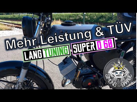 More power and TÜV Simson S51 - Long tuning Super D 60