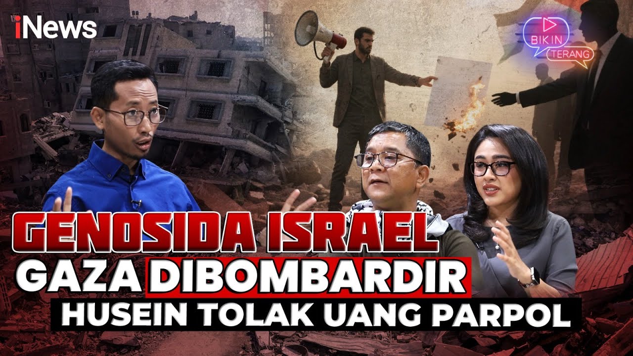 Gaza Hancur, Husein Lantang Suarakan Kemanusiaan Hingga Tolak Uang Parpol