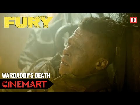 FURY (2014) | Wardaddy's death | Sgt Collier's Death | Brad Pitt's Death Scene HD