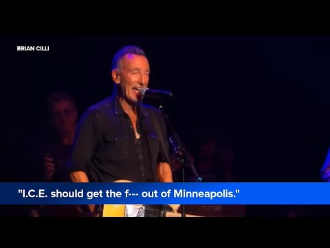 Bruce Springsteen denounces ICE during performance in Red Bank