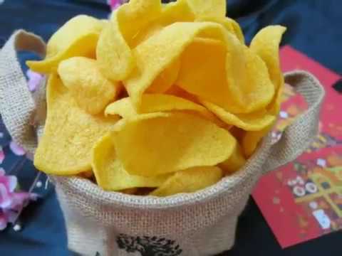 Crispy Golden Sweet Potato Crackers