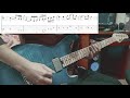 [GUITAR SOLO TUTORIAL] Isn't she lovely - Stevie Wonder ( With tab on screen)