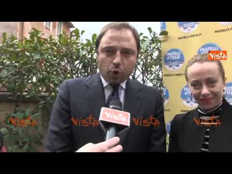 MELONI: SANTORI ENTRA A FAR PARTE DI FDI PER RESTITUIRE DIGNITA' A ROMA