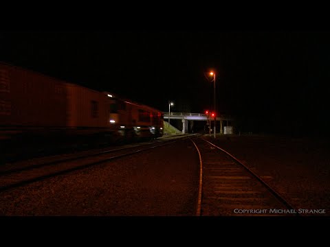 Late Night 9721V  SCT / SBR Melbourne To Dooen Containers - PoathTV Australian Trains & Railways