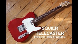 Video thumbnail for SQUIER TELECASTER (STANDARD) by KRAZEEIZATION