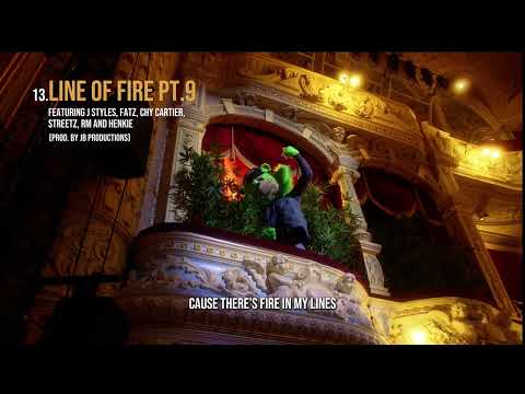 Nines - Line of Fire pt.9 ft. J Styles, Fatz, Chy Cartier, Streetz, RM & Henkie (Lyric Visualiser)