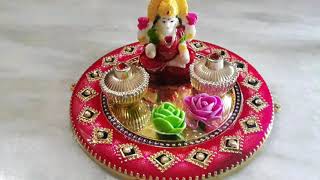 Return gifts/Rakhi platters/pooja thali platters/http://www.facebook.com/mouryahandmadecollections