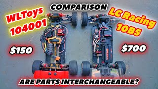 WLToys 104001 LC Racing 10B5 Comparison - Will LC Racing Parts Fit 104001?