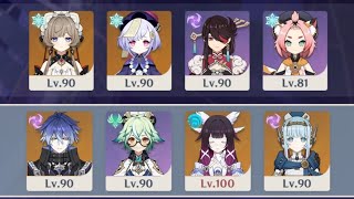 【原神】Ver.Luna Ⅷ 螺旋12層 星電導サンドローネ＆月感電フリンズで星9攻略【原神】
