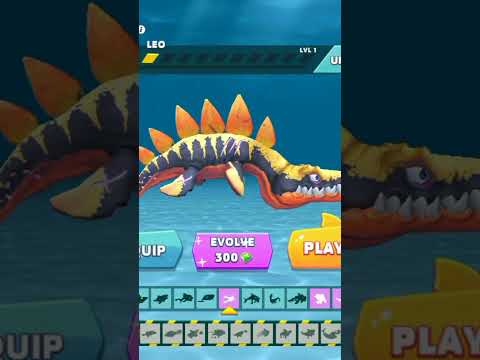 evolving all 8 sharks in hungry shark evolution 🔥🦈🐬